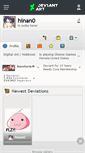 Mobile Screenshot of hinan0.deviantart.com