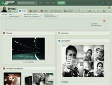 Tablet Screenshot of drivan.deviantart.com