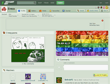 Tablet Screenshot of eveco.deviantart.com