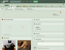 Tablet Screenshot of polkm.deviantart.com