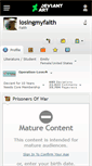 Mobile Screenshot of losingmyfaith.deviantart.com