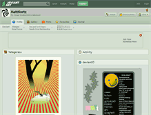 Tablet Screenshot of mattnortz.deviantart.com