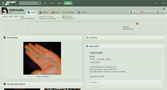 Desktop Screenshot of chainmaille.deviantart.com