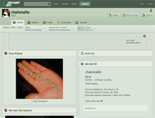 Tablet Screenshot of chainmaille.deviantart.com