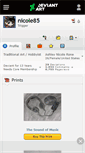 Mobile Screenshot of nicole85.deviantart.com