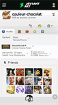 Mobile Screenshot of couleur-chocolat.deviantart.com