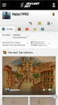 Mobile Screenshot of nala1990.deviantart.com