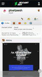 Mobile Screenshot of pixelzeesh.deviantart.com