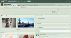 Desktop Screenshot of playemotions.deviantart.com