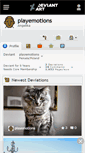 Mobile Screenshot of playemotions.deviantart.com