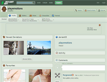 Tablet Screenshot of playemotions.deviantart.com