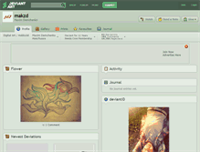 Tablet Screenshot of makzd.deviantart.com