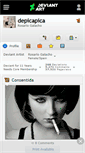 Mobile Screenshot of depicapica.deviantart.com