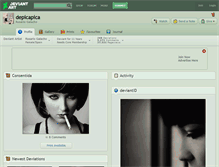 Tablet Screenshot of depicapica.deviantart.com