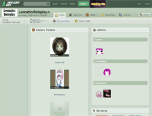 Tablet Screenshot of loonaticsroleplay.deviantart.com