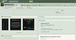 Desktop Screenshot of digitalyremixed.deviantart.com
