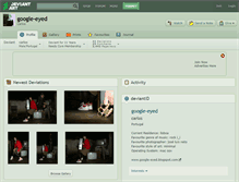 Tablet Screenshot of google-eyed.deviantart.com