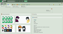 Desktop Screenshot of finier.deviantart.com