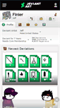 Mobile Screenshot of finier.deviantart.com