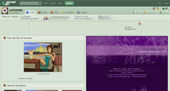 Desktop Screenshot of lavioletta.deviantart.com