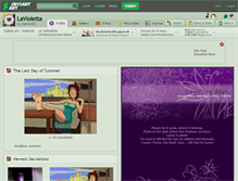 Tablet Screenshot of lavioletta.deviantart.com