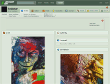 Tablet Screenshot of kosbatar.deviantart.com