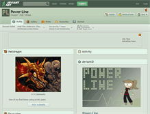 Tablet Screenshot of power-line.deviantart.com