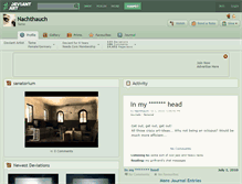 Tablet Screenshot of nachthauch.deviantart.com