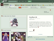 Tablet Screenshot of dellesen.deviantart.com