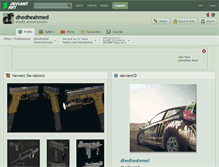 Tablet Screenshot of dhedheahmed.deviantart.com