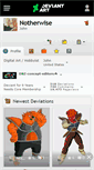 Mobile Screenshot of notherwise.deviantart.com