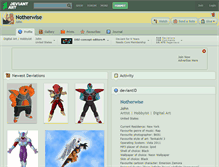 Tablet Screenshot of notherwise.deviantart.com