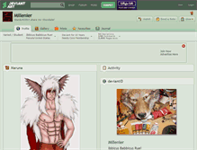 Tablet Screenshot of millenier.deviantart.com