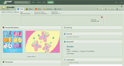 Desktop Screenshot of grimdot.deviantart.com