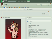 Tablet Screenshot of gooly.deviantart.com