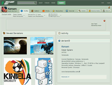 Tablet Screenshot of kensen.deviantart.com