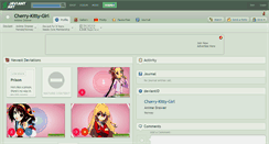 Desktop Screenshot of cherry-kitty-girl.deviantart.com