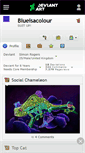 Mobile Screenshot of blueisacolour.deviantart.com