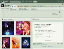 Tablet Screenshot of niranam.deviantart.com