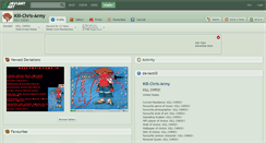 Desktop Screenshot of kill-chris-army.deviantart.com