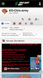 Mobile Screenshot of kill-chris-army.deviantart.com