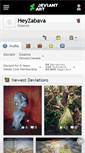 Mobile Screenshot of heyzabava.deviantart.com