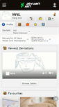 Mobile Screenshot of mrsl.deviantart.com
