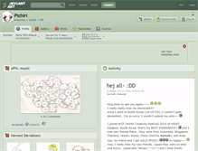 Tablet Screenshot of pichiri.deviantart.com