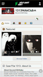 Mobile Screenshot of 1313noteclub.deviantart.com