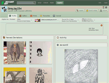 Tablet Screenshot of greyjay254.deviantart.com