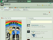 Tablet Screenshot of nubmuh151.deviantart.com