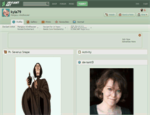 Tablet Screenshot of kyla79.deviantart.com