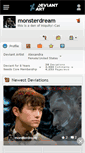 Mobile Screenshot of monsterdream.deviantart.com