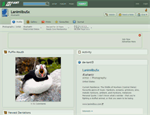 Tablet Screenshot of lanimilbusx.deviantart.com